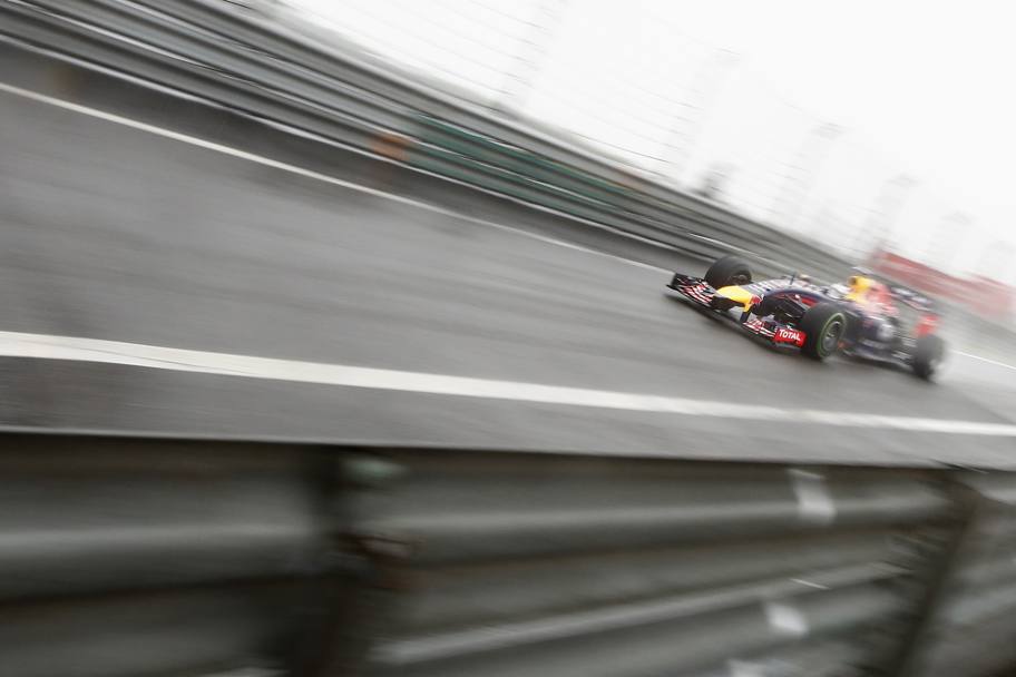 La Red Bull di Vettel, 3 in qualifica. Reuters